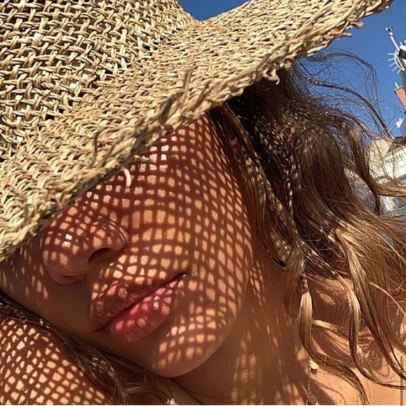 Color Ubí Organic Summer Braided Sun Hat Wide Brim - Picture 4 of 16